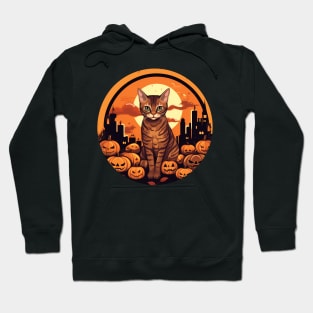 Bengal Cat Halloween, Cat Lover Hoodie